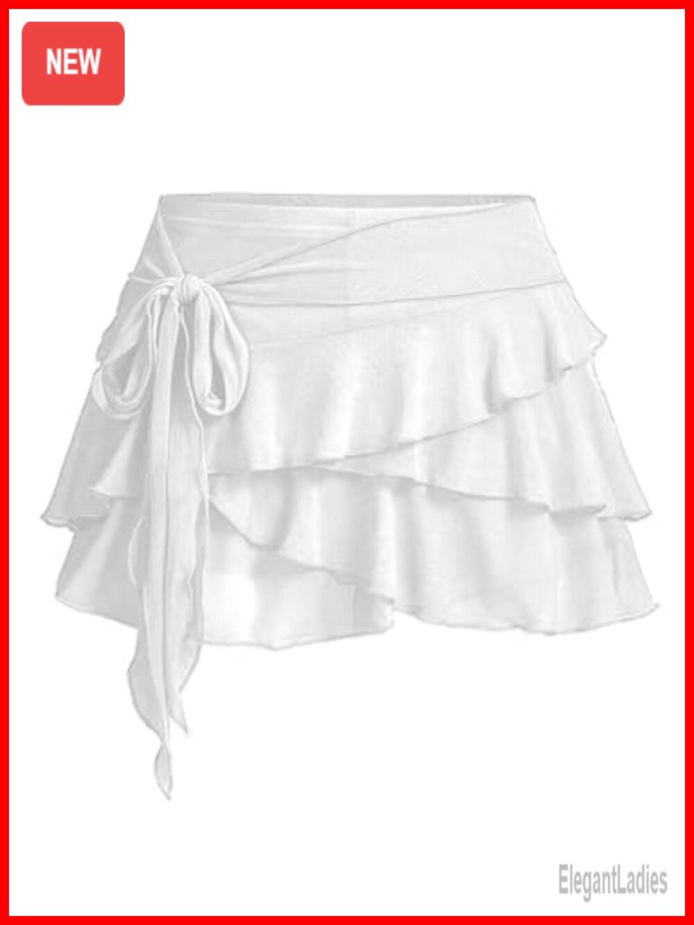 Women's Mini Ruffle Skirt Y2K Mesh Pleated Skort with Shorts Flowy